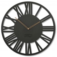 Nástenné hodiny Loft Adulto, z219 čierna 50cm